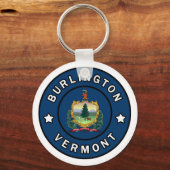 Burlington Vermont Schlüsselanhänger (Vorderseite)