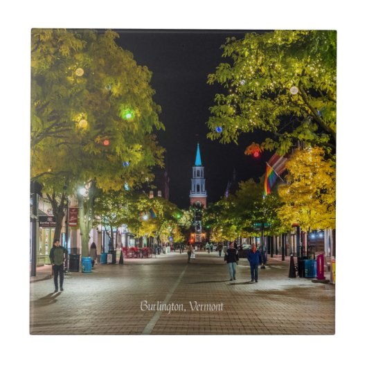 Burlington, Vermont-Stadtbild, Fliese (Vorderseite)