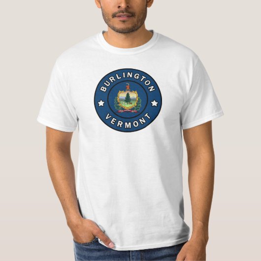 Burlington Vermont T-Shirt (Vorderseite)