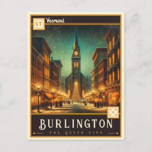 Burlington, Vermont   Vintage Ansichtskarte Postkarte