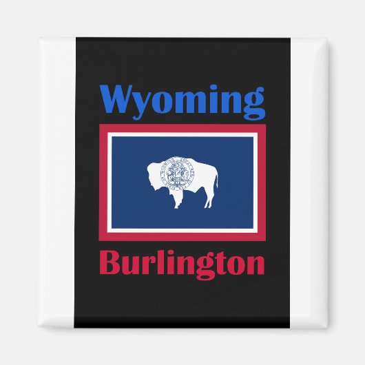 Burlington Wyoming Magnet (Vorne)