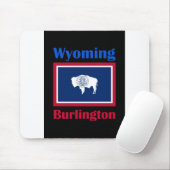 Burlington Wyoming Mousepad (Mit Mouse)