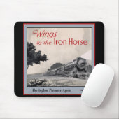 Burlington Zephyr Zug Mousepad (Mit Mouse)