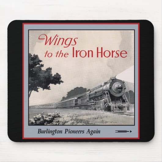 Burlington Zephyr Zug Mousepad (Vorne)