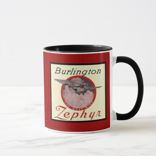 Burlington Zephyr Zug Tasse (Rechts)