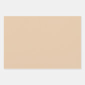 Burly Wood Solid Color Geschenkpapier Set (Vorderseite 2)