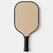 Burly Wood Solid Color Pickleball Schläger (Rückseite)