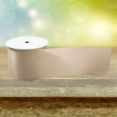 Burly Wood Solid Color Satinband