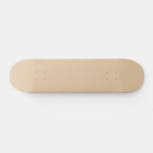 Burly Wood Solid Color Skateboard (Horizontal)