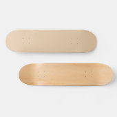 Burly Wood Solid Color Skateboard (Horizontal)