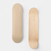 Burly Wood Solid Color Skateboard (Vorderseite)