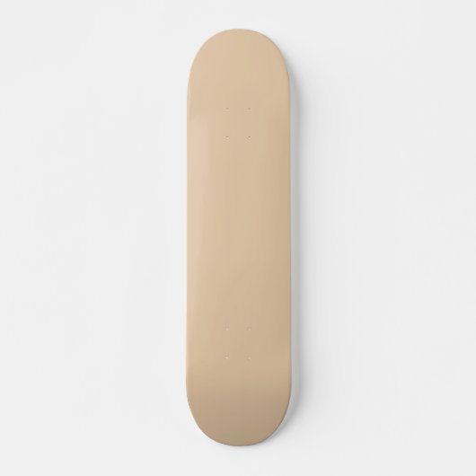 Burly Wood Solid Color Skateboard (Vorne)