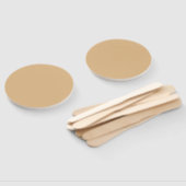 Burlywood (feste Farbe) Fächer (Non-assembled)