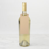 Burlywood (feste Farbe) Flaschenanhänger (Auf Flasche)