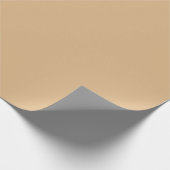 Burlywood (feste Farbe)  Geschenkpapier (Ecke)