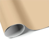 Burlywood (feste Farbe)  Geschenkpapier (Rolleneckpunkt)
