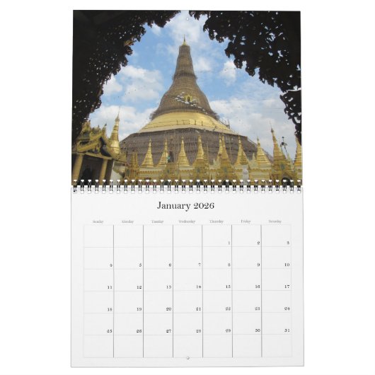 Burma 2025 kalender (Jan 2026)