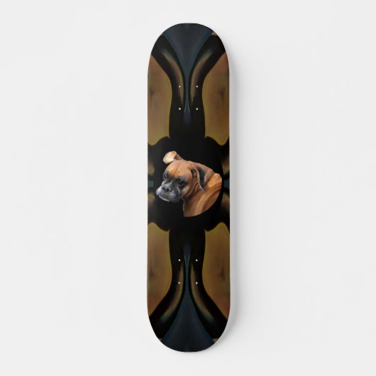 Burma Boxer Dog Skateboard (Vorne)