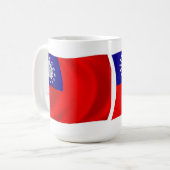 Burma-Flagge Tasse (Vorderseite Links)