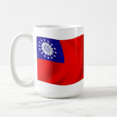 Burma-Flagge Tasse (Links)