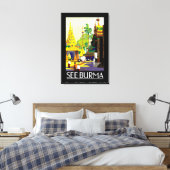 Burma Leinwanddruck (Insitu (Schlafzimmer))