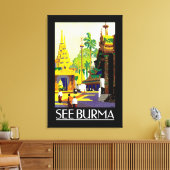 Burma Leinwanddruck (Insitu (Wohnzimmer))