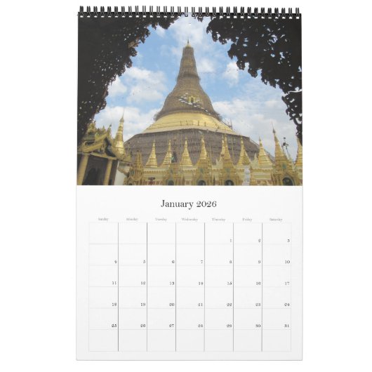 Burma Myanmar Kalender (Jan 2026)