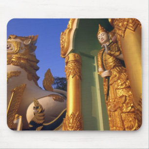 Burma (Myanmar), Rangoon (Yangon) Tempel Mousepad