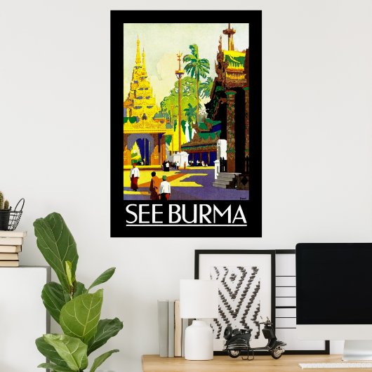 Burma Poster (Heimbüro)