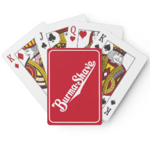 Burma-Shave Spielkarten