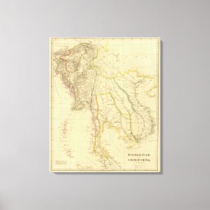 Burmah, China Siams, Cochin Leinwanddruck