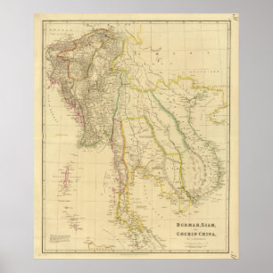 Burmah, China Siams, Cochin Poster