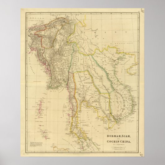 Burmah, Siam, Cochin China Poster (Vorne)