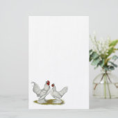 Burmese Bantams Briefpapier (Stehend Vorderseite)