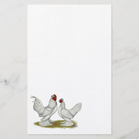 Burmese Bantams Briefpapier (Vorderseite)