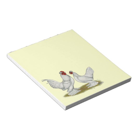 Burmese Bantams Notizblock (angewinkelt)