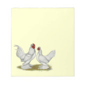 Burmese Bantams Notizblock (Vorderseite)