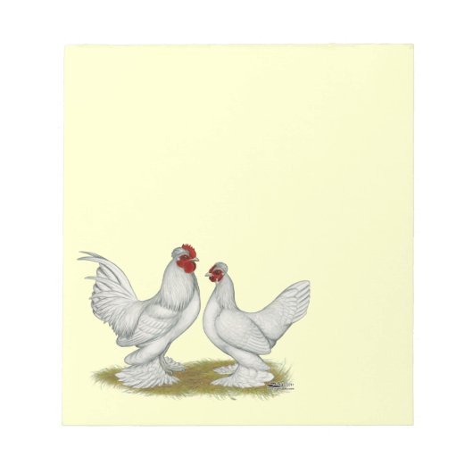 Burmese Bantams Notizblock (Vorderseite)