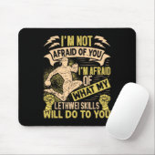 Burmese Boxer Lethwei Instructor Training Myanmar Mousepad (Mit Mouse)