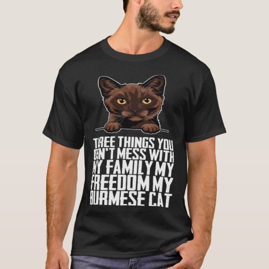 Burmese  Burmese cat  Burmese mother T-Shirt (Vorderseite)