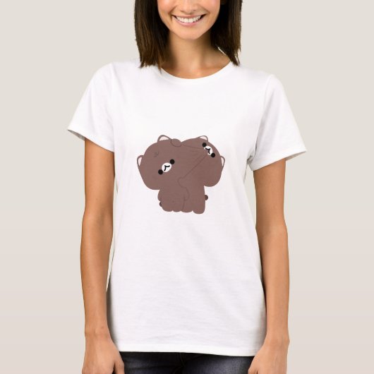 Burmese Cat Couple T-Shirt (Vorderseite)