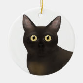 Burmese Cat Ornament (Vorne)