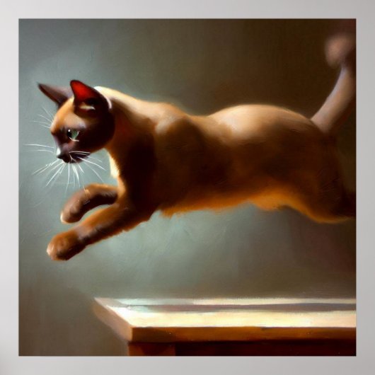 Burmese Cat Poster (Vorne)