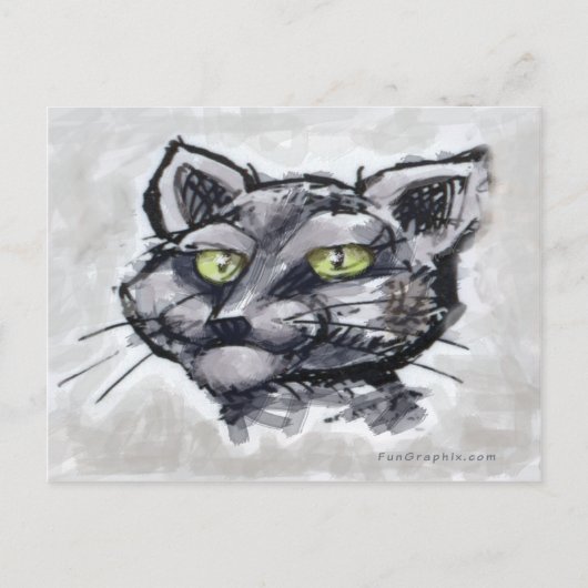 Burmese Cat Postkarte (Vorderseite)