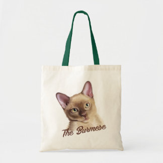 Burmese Cat Tote Bag Tragetasche