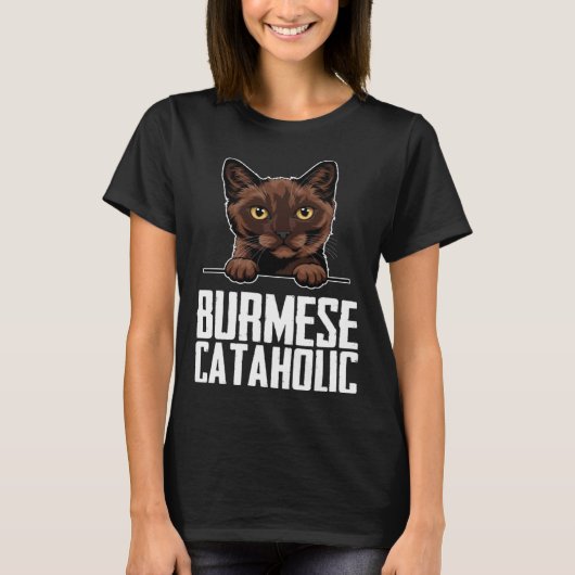 Burmese cataholic T-Shirt (Vorderseite)