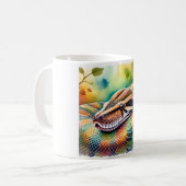 Burmese Python in Watercolor 140624AREF108 - Water Kaffeetasse (Vorderseite Links)