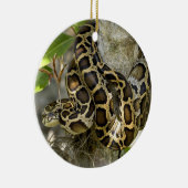 Burmese Python Schlange in einem Baum Keramik Ornament (Rechts)