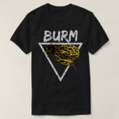 Burmese Python Snake Keeper Geometric T-Shirt (Design vorne)