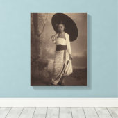 Burmesen Leinwanddruck (Insitu (Holzboden))